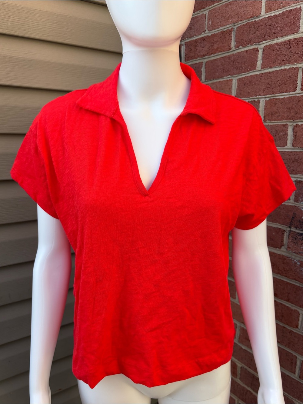 C&C CALIFORNIA RED POLO SHIRT SIZE SMALL 100% COTTON